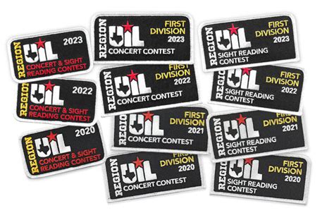 Uil First Division Music Patches Southwest Emblem