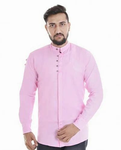 Pink Plain Gsahab Classy Mens Cotton Shirts At Rs 545 In Kanpur Id
