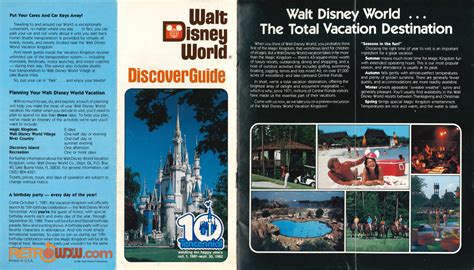 Walt Disney World Brochures Retrowdw