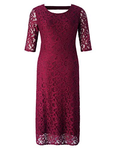 Chicwe Womens Plus Size Stretch Lace Maxi Dress Evening Wedding Cocktail Party Dress