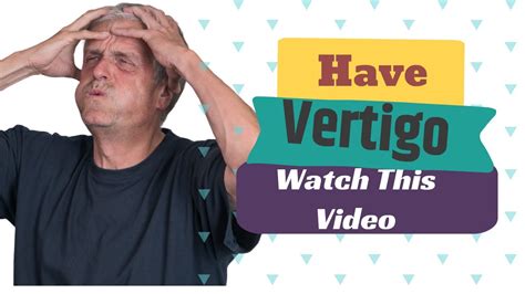 Vertigo Home Remedy Vertigo Treatment How To Treat Vertigo Youtube