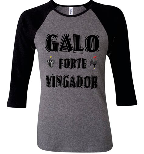 Juca kfouri disse que o atlético vai cruzeirar. Camiseta manga 3/4 Galo Forte Vingador Atlético Mineiro no ...