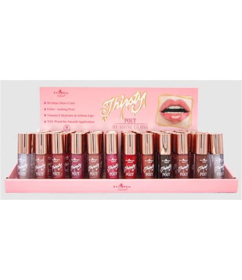 Display Con 72 Thirsty Pout Hi Shine Gloss Italia Deluxe