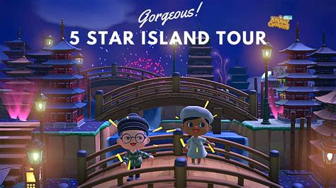 Gorgeous 5 Star Island Tour Animal Crossing New Horizons Youtube