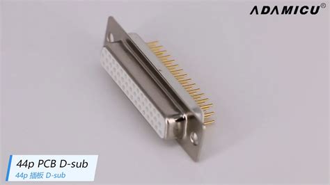 High Density 44p Female PCB D Sub Connectors ADAMICU YouTube