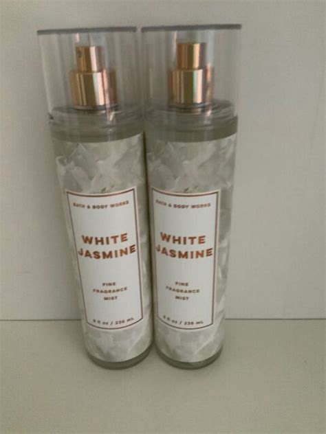 2 Bath And Body Works White Jasmine Fragrance Mist Spray New Ebay