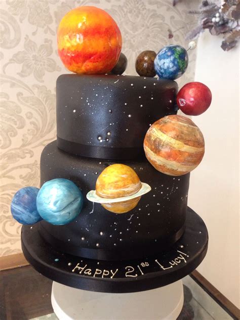 Solar System Cake Galaxy Cake Planet Cake Solar System Cake