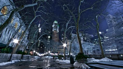 Winter City Wallpapers Top Free Winter City Backgrounds Wallpaperaccess