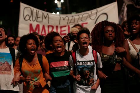 ‘marielle Presente ’ Becomes A Rallying Cry In The Global Fight