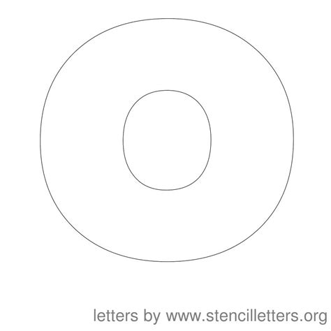 5 Best Images Of Printable Block Letter Stencil O Block Letter