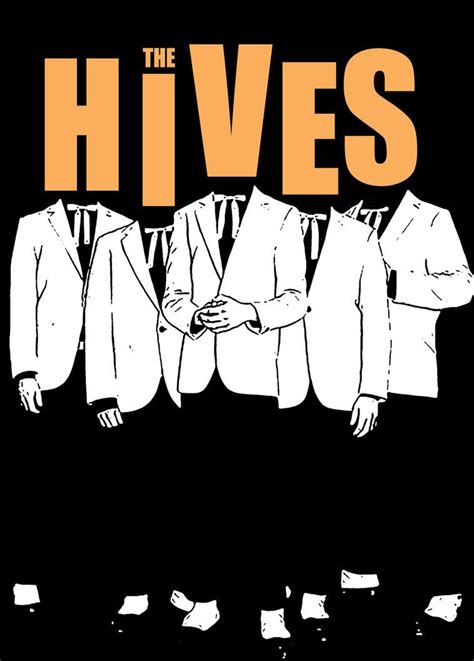 The Hives By Head Jam Rock Festivals Punk Art Hives Glow In The Dark