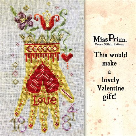 valentine s day cross stitch pattern feminine wedding etsy