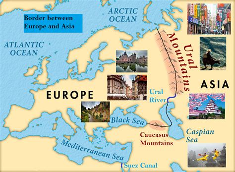 Border Between Europe And Asia Sarcasticmaps