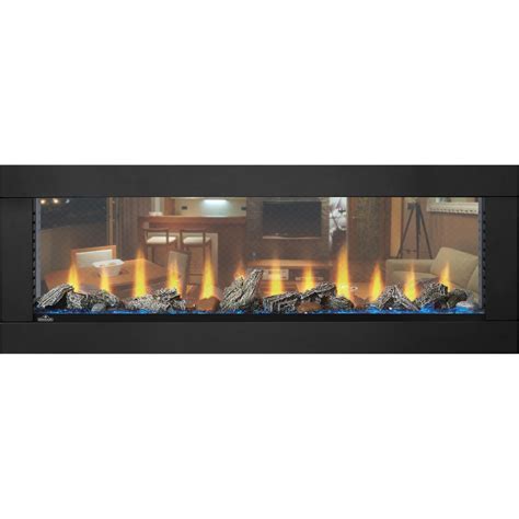 Napoleon Clearion 50 Inch See Thru Built In Electric Fireplace W Black
