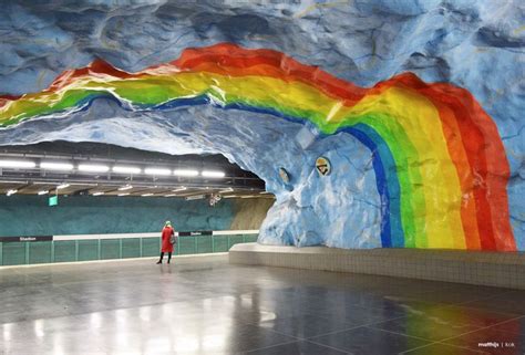 Stadion Subway Station Stockholm Sweden Photo By Matthijs Kok