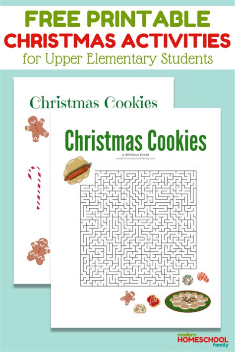 Free Printable Christmas Activities for Upper Elementary ... A lot of students join classes.