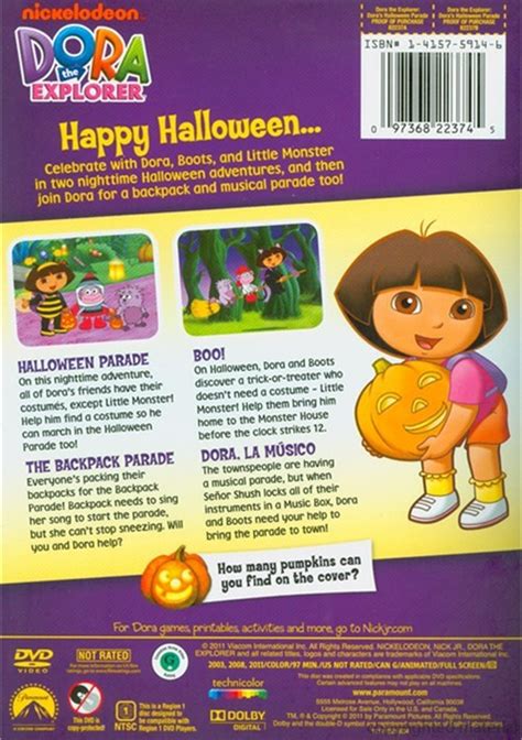 Dora The Explorer Doras Halloween Parade Dvd Dvd Empire