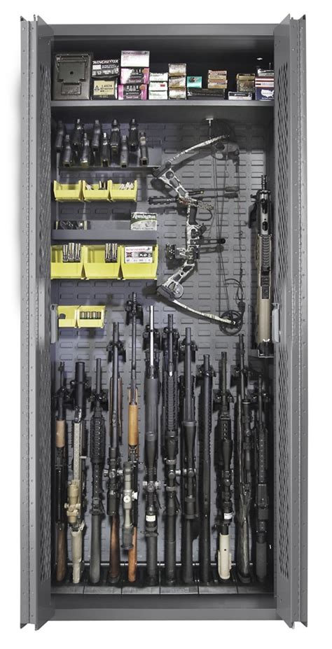 Secureit Tactical Model 84 12 Gun Storage Cabinet With Three