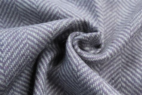 Pure New Wool Large Herringbone Tweed Fabric Cz62 Ebay