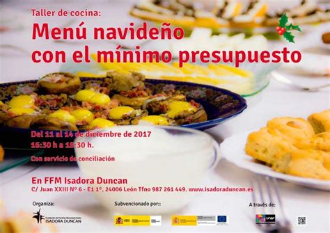 He tenido de todo, menos de carbón. "Menú navideño con el mínimo presupuesto", nuevo taller de ...