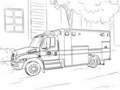And doctors are sitting in it, ready at any time… Rescue Vehicles coloring pages | Free Coloring Pages