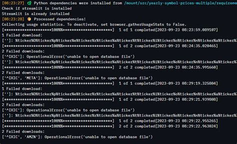 Operationalerror‘unable To Open Database File ☁️ Community Cloud