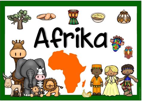 Plakat Afrika Anna Lena Hat Sich F R Eine Projektwoche Zum Thema