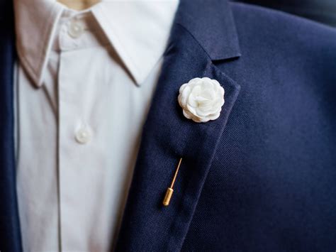 Men Suit Boutonniere Suit Brooch Suit Lapel Pin Wedding Etsy