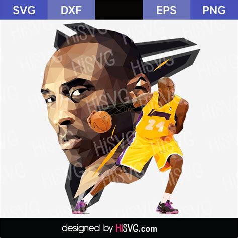 Kobe Bryant Svg Png For Cricut Silhouette Cut File Etsy