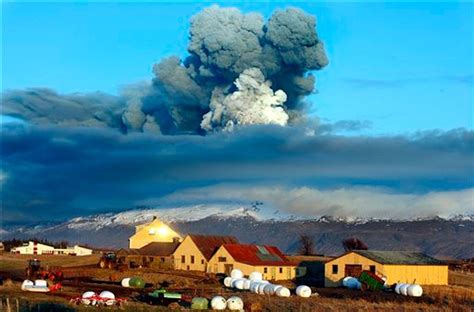 Icelands Volcano Continues Sprinkling Grit Over Europe Keeping Air