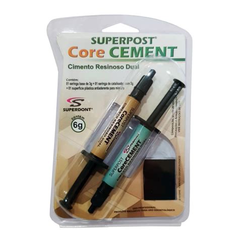 SUPERPOST CORE CEMENT KIT 6g - BASE +CATALISADOR - Newdental Produtos