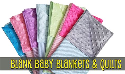 Blank Baby Blankets