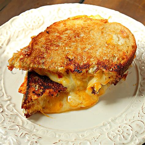 Gourmet 4 Cheese Grilled Cheese Sandwich Global Kitchen Travels