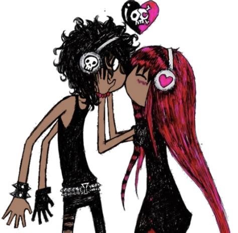 cute emo couples cute couples kissing black couples cute art styles cartoon art styles beat