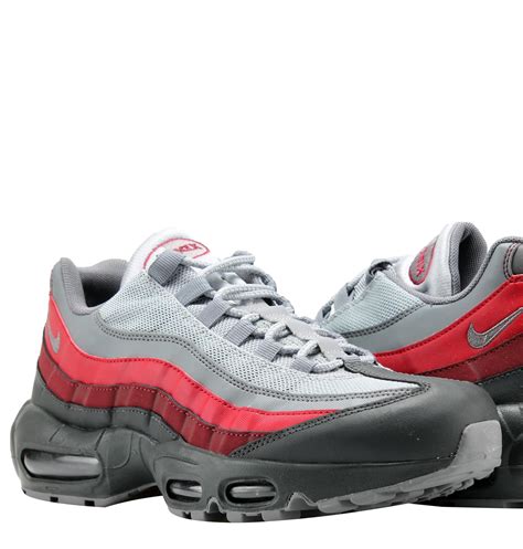 Nike Nike Air Max 95 Essential Anthracite Grey Red Men S Running Shoes 749766 025 Walmart