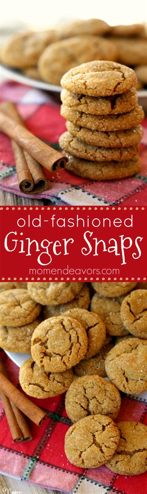 Old Fashioned Ginger Snap Cookies