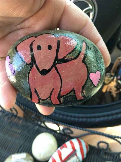 40 Awesome Diy Projects Painted Rocks Animals Dogs For Summer Ideas 31