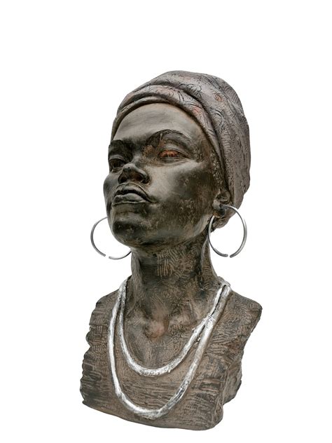 Beautiful Bust Of An African Woman Beautiful Expression Native Decor