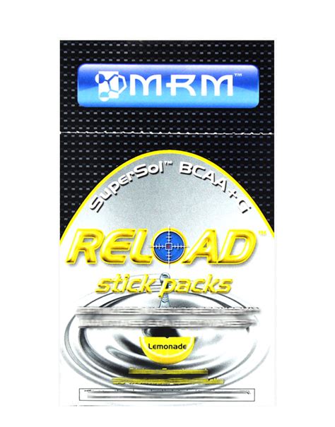 Reload Stick Packs By Mrm 24 Sachets Of 14 Grams