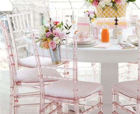 We take the time to consider your event, which is why our chiavari chairs are covered between every rental for damage free transportation. Ice clear or Pink Chiavari Chairs?