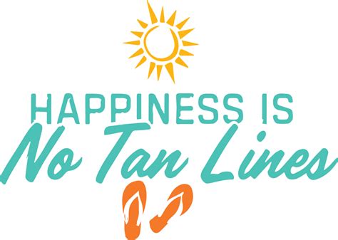 3 Pack Of Happiness Is No Tan Lines Stickers Haulover Beach