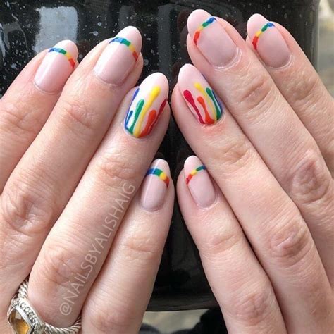 22 extremely colourful nail art ideas for pride colorful nail art nail colors cool nail art