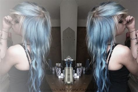 Blue Scene Hair On Tumblr