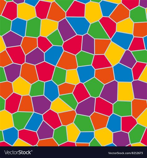 Color Full Mosaic Background Royalty Free Vector Image