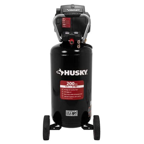 Reviews For Husky 27 Gal 200 Psi Oil Free Portable Vertical Electric