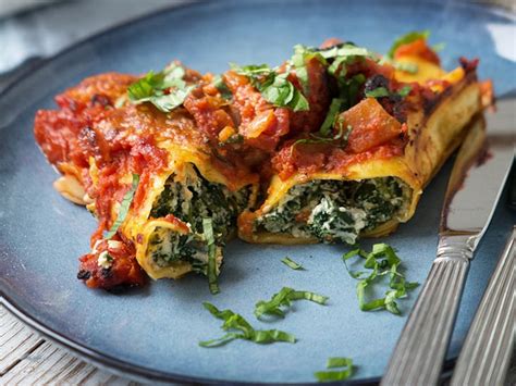 Cannelloni med spinat og ricotta