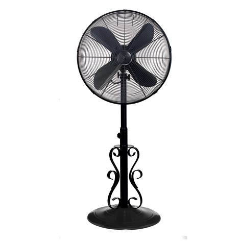 Decobreeze Adjustable Height Oscillating Outdoor Pedestal Fan 18 Inch
