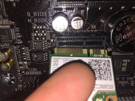 Problems Inserting Wireless Card Into Mini Pci Express Portbuilding A