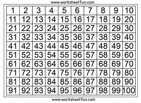 6 Best Images Of Numbers To 50 Chart Printable Printa