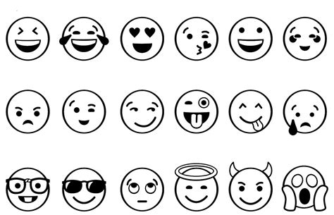 Total Imagen Emojis De Whatsapp Para Colorear Viaterra Mx